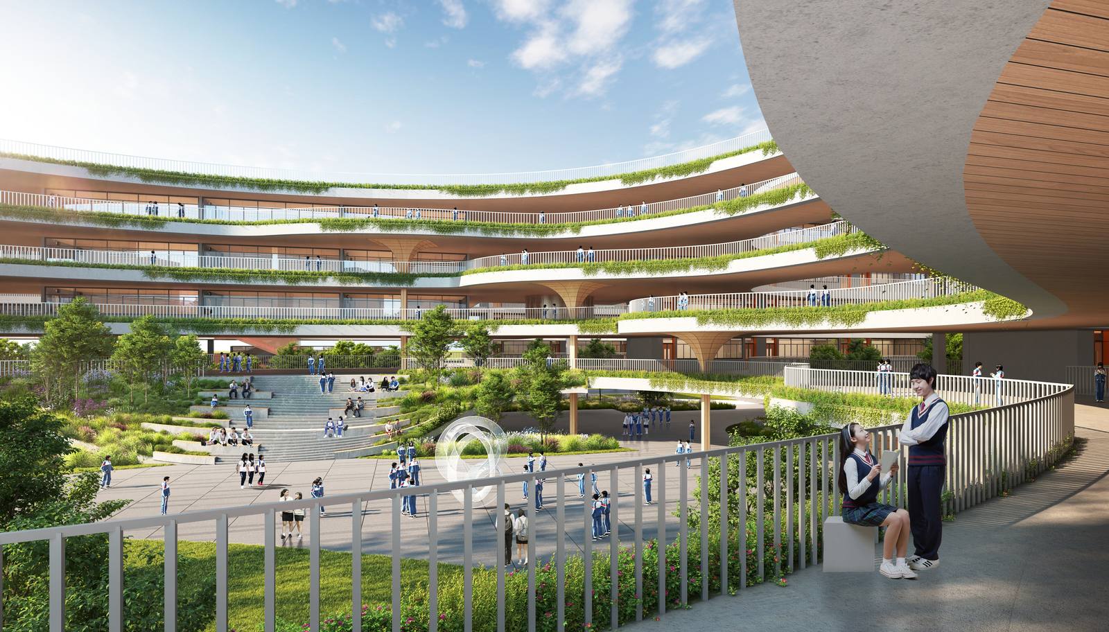 Dalingshan Middle School view 2