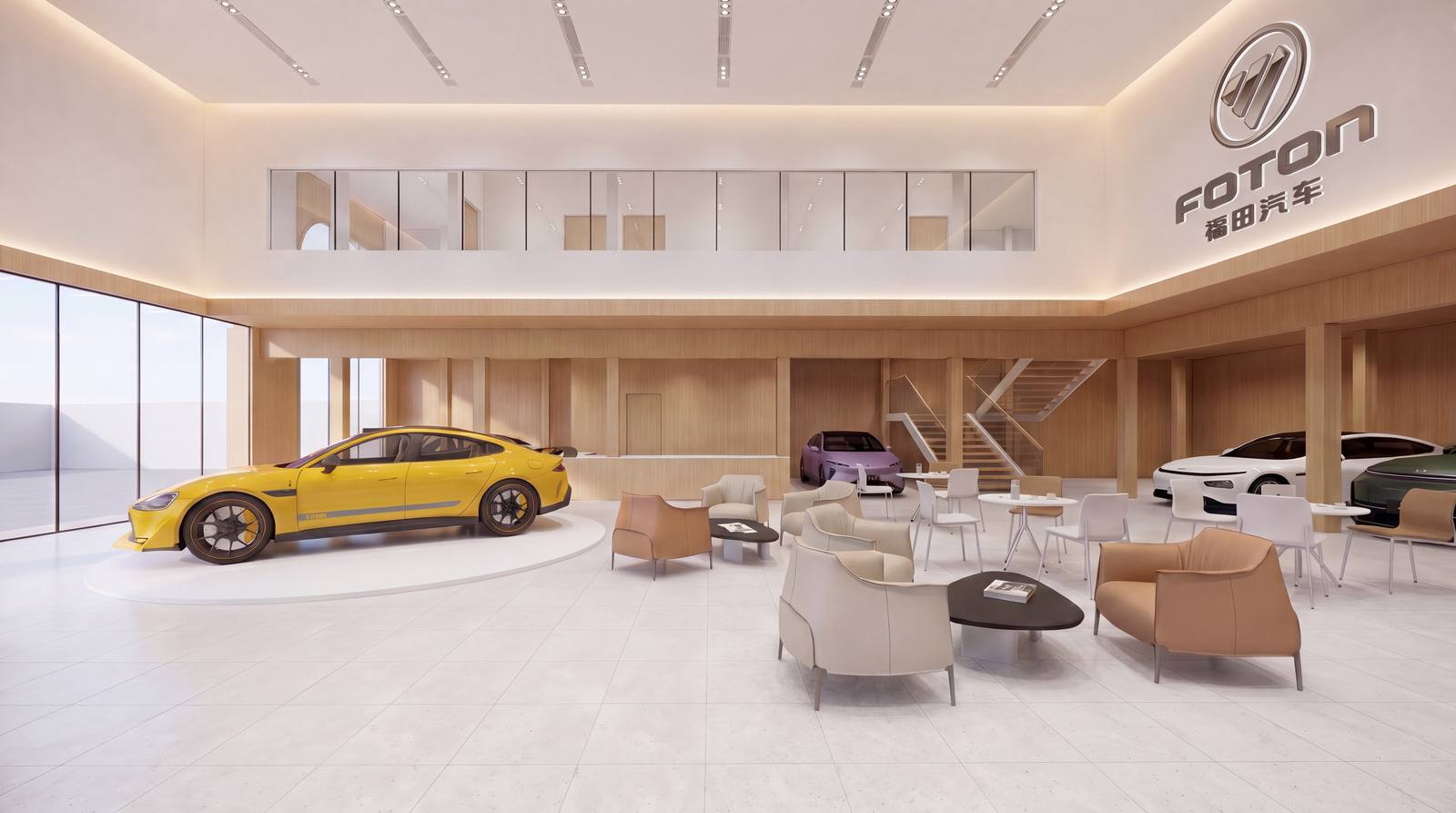 Foton Motor 4S dealership showroom