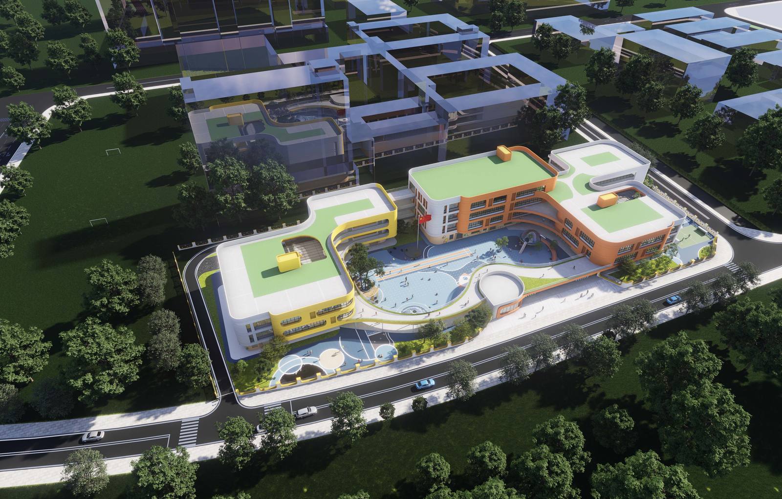 Huangjiang Kindergarten view 4