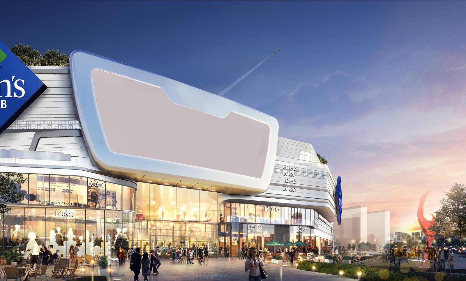 InCity Huizhou commercial space view